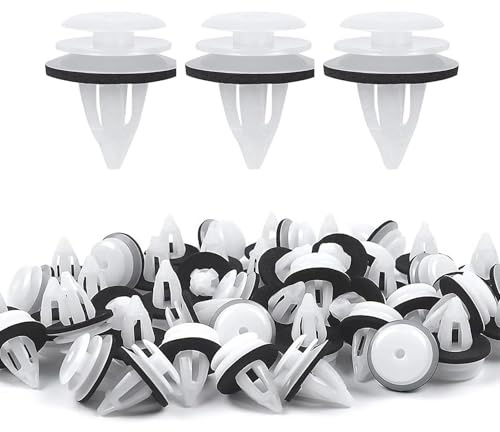 100 Pcs Door Card Clips, Interior Doors Card Trim Fastener Clip, Plastic Side Door Cards, Universal Auto Panel Fixing Clips, for Vehicle Bumpe, Fender Panel, Interior Doors Cards
