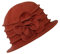 Urban GoCo Damen Vintage Bucket Hut Wintermütze Beret (#2 Orange)