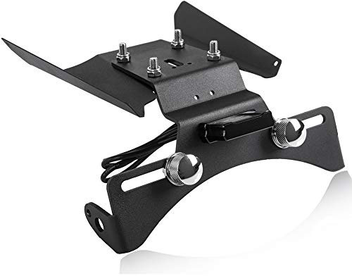 Motorrad Zubehör Heckfender Eliminator Kennzeichenhalter Schwarz mit Led-Licht Kompatibel mit DUKE390 Duke 390 390Duke 2017 2018 2019 2020 2021 2022 2023