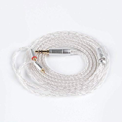 NEX KBEAR 16 Core Silver Plated Copper High Purity Copper Hybrid Braided Upgrade in Ear Earphone Cable（MMCX 3.5mm）