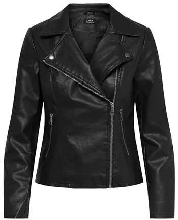 ONLY Onlmelisa Faux Leather Biker CC Otw Jacke Donna