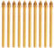 Lot de 10 forets de 8 mm en carbure de tungstène avec tige hexagonale en verre, céramique, tête de lance pour miroir, porcelaine, marbre