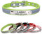 Yonsbox Mikrofaser Reflektierend Katzenhalsband Hundehalsbänder Personalisierte mit Namen und Telefonnummer Katzen Welpen Halsbänder für Kleine Mittlere Große Hunde 3CM Breit Verstellbar 42-52CM