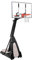 Spalding - The Beast Basketballkorb - Farbe Schwarz/Weiß/Orange- Basketballkorb - Größe 60'' - Glasplatte - Höhenverstellbar - Tragbar - PRO Image Abreißkante inklusive