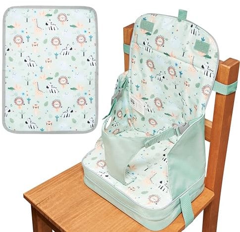 Polar Gear Télésiège Safari avec dossier pour jeunes enfants de 1 à 3 ans, pratique et léger et équipé d'une poche pour napperon.