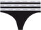 Calvin Klein Strings Femme Lot de 3 Modern Logo Tangas, Noir (Black/Black/Black), M