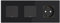 PULSAR Steckdose/Schalter/Taster Unterputz Schwarz Glas 3 Fach Tastschalter Lichtschalter Steckdose