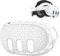 LICHIFIT Custodia protettiva in silicone per Meta Quest 3 VR Headset Skin Shell Custodia protettiva antiscivolo manica accessori bianco