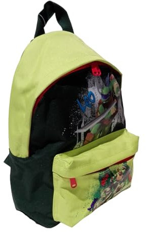 PRESTIGE & DELUXE Giochi Preziosi Rucksack Kindergarten Turtles Ninja Turtles By Giochi Preziosi + Schlüsselanhänger Pfeife, mehrfarbig, Einheitsgröße