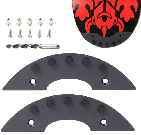 Longboard Tail Guard | Fußdruckschieber für Longboard – Skateboard Reibungsfunken-Werkzeug, schwarzes Skateboarderzubehör für cooles Steißbein