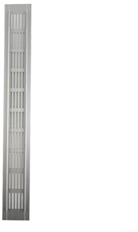Zeroupshop Ventilation Grille, Air Vent Grille Cover, Aluminum Alloy Kitchen Vent Cover Cupboard Vents Wardrobe Fridge Vent for Any Room Setup(50x400mm)
