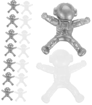 BESTonZON Klebrige Spielfiguren 24 Stück TPR Soft Spielzeug Astronauten Kletterfiguren Dehnbar Wandklettern Kinder Stressabbau Gastgeschenk