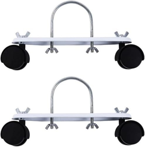 2 Piezas Ruedas para radiadores eléctricos, Ruedas para radiadores de Aceite, Soporte de polea móvil Especial para radiador, Rueda Universal para radiador, Recambio Ruedas radiadores