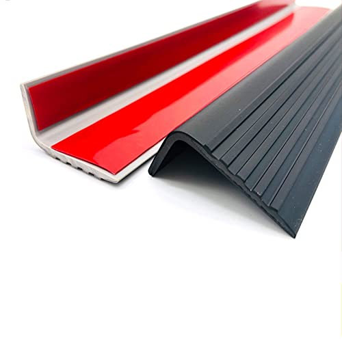 5 m Treppenschutzstreifen, Stufenkantenschutz für Innen- und Außenbereich, Sicherheitseckenschutz, wasserdicht und rutschfest