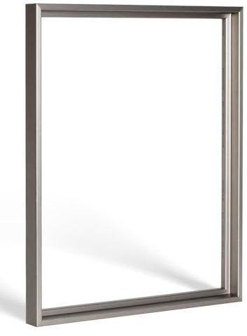 Bildershop-24 Schattenfugen - Rahmen LEMGO 50x100cm Edelstahl