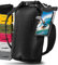 Nordlight Dry Bag wasserdichte Tasche mit Handyhülle + Roll-Top, Schultergurt | Drybag wasserfester Rucksack Beutel Packsack Seesack Wassersack Wetbag | Baden Schwimmen Strand SUP – Schwarz, 30 Liter