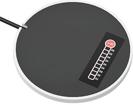 Smart Coffee Cup Warmer: Plato De Taza Con Calefacción USB Con Control De Temperatura Constante, Almohadilla De Calefacción De Té De Leche, Montaña Rusa De Bebidas Portátiles, Calentador De Bebidas De