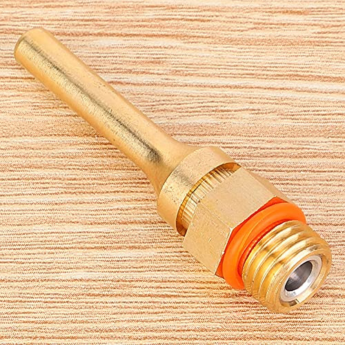 Spacnana Spacnana 50mm Extended Copper Nozzle for Hot Glue Gun, Enhanced Heat Conductivity, Durable Design, Perfect for Crafting and Home Repairs (50mm Extended Mouth) (Mouth)