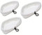 3 pezzi mop di triangolo lavabili panno di pulizia in microfibra per lavapavimenti a vapore con coulisse casa strumento di pulizia accessori compatibile Pad Cover ricambio per pulitore a Vapore