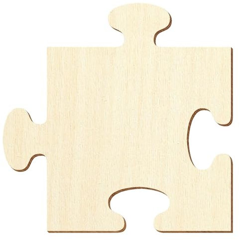 Holzpuzzle Zuschnitte - Holz Puzzle - 5-50cm, Höhe x Breite:27 x 27cm