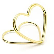 PartyDeco Kartenhalter, Gold, Normal