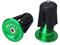 PLATT Fahrrad Lenkerstopfen Aluminium Lenker Endkappen Bar End Plugs für Fahrrad,MTB, Rennrad (1 Paar,Gr¨¹n)