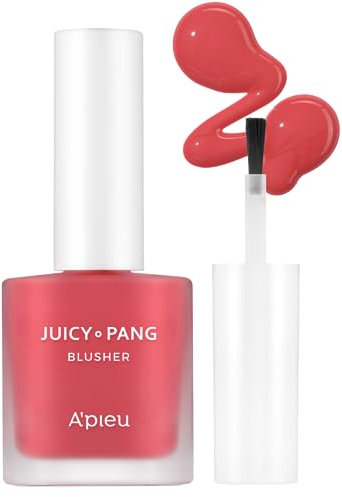 A'PIEU Juicy-Pang Water Blush (RD01 - Popping Cherry), fard liquido coreano per guance K Beauty Makeup