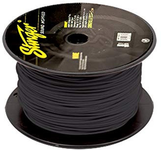 Stinger SPW318BK Schaltdraht 1mm² 18GA (OFC Kupfer-Kabel | PVC-Mantel) Fahrzeug-Leitung/Install-Kabel für Auto Hifi Installation | Länge: 152,4m | Farbe: schwarz