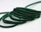 finemark Elastisches Samtband Dunkelgrün (871) 1 m x 6 mm METERWARE Stretch Velour extrem dehnbar einseitig Samt 20% Elasthan zum nähen