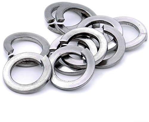 M10 (10mm) Rectangular Spring Split Lock Washer - Stainless Steel (A2) (Pack of 20)