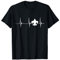 Pfadfinder Scout Lilie Camper Herzschlag EKG Puls Camping T-Shirt