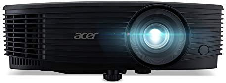 Acer X1323WHP - Proiettore HD WXGA 4000 ANSI lumen 20.000:1 contrasto HDMI 1.4a VGA USB B mini audio, colore: Nero