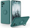 SouliGo Huawei P30 Pro Hülle, Huawei P30 Pro Handyhülle Silikon Gel Slim Case Cover mit Ring Halter Ständer stabil Kratzfest Hülle für Huawei P30 Pro/Huawei P30 Pro New Edition Dunkelgrün