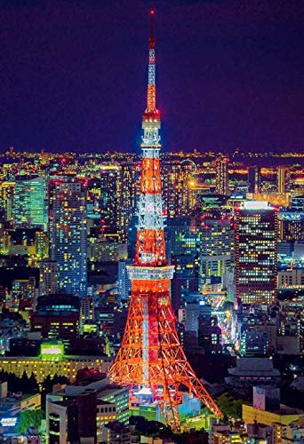 XiuTaiLtd 1000 Stück Puzzle SAH Tokyo Tower, 75X50Cm, Freunde