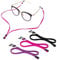 3 Stück Brillenband Sport schwimmfähig, PU Leder Brillenkordel Brillenbänder Brillenkette Anti-Rutsch Eyewear Strap für Lesebrille, Sonnenbrille und Sport