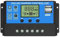 30A Controlador de Carga Solar 12V/24V Panel Solar Inteligente Regulador de Carga Solar con Pantalla LCD y Doble Puerto USB,Controlador de Carga Solar Carga de Regulación PWM