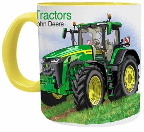 Mugbys Green and Yellow Tractor Mug - Deere Tractor Mugs