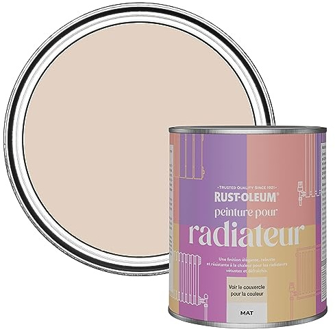 Rust-Oleum Light Pink Radiator Paint in Matt Finish - Homespun 750ml