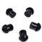 HYSHIKRA Ersatz Weichgummi Pilzkopfhörer Ohrstöpsel Kompatibel für Motorola Baofeng Kenwood Yaesu Sprechfunkgerät Covert Acoustic Air Tube Ohrhörer Headset (5 Stück, Black)