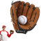 Base-Ball-Handschuhe, Schlagzeug-Handschuhe aus PU-Leder, verdickend, Tassenhandschuh mit gepolsterter Handfläche für professionelle Jugendliche, Baseball-Zubehör, Zubehör Pacienjo