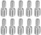 PATIKIL M5x0.8 zu M8x1.25 Doppel Ende Gewindebolzen Schraube Bolzen 10 Packung 304 Edelstahl Stab Bolzen Gewinde Reduzierer Adapter für Möbel Hardware 20mm Lang