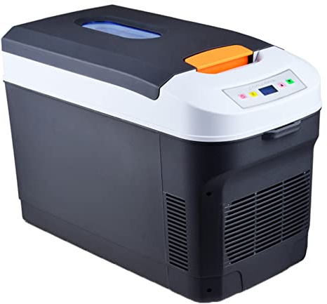 TQQEPOOL 22 Liter Portable Car Fridge Freezer 12/24V Car Refrigerator Cooler Box Electric Mini Fridge Freezer For Camping Campervan Vehicle Truck