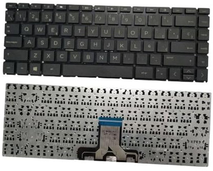 Teclado de Computadora Portátil Compatible para HP Pavilion 240 245 246 G7 14-CM 14-DG 14-CK 14-DH 14-CE 14-DQ 14S-DQ TPN-I131 TPN-Q221 TPN-W139 Español Negro Sin Retroiluminación