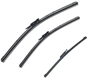 Scheibenwischer Wischerblätter Set Vorne Und Hinten Kompatibel Mit BMW 1er E81 E87 116i 116d 118i 118d 120i 120d 123d 130i 2004-2010 20 20 12 Zoll (Farbe: G)