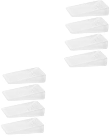 Uonlytech 8stücke Möbelkeile Nivellierunterlagen Für Unebene Böden Transparente Gummifüße Für Möbel Für Küche Bad Und Garten Langlebig Und Vielseitig Einsetzbar