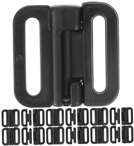 100 Sets Underwear Button Bra Clasp Non Extender Women Front Closure Row Pouches Hooks Band Bikini Clasp Bra Clasp Rompers Hook Double Bra Plastic