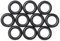 O-Ringe 1mm Schnurstärke NBR 70 1-20mm Innendurchmesser Dichtungsringe (5, 4x1)
