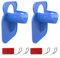 Staffe di supporto per tubi in ABS per piscina, confezione da 2 per tubi da 38 mm, perfette per sistemi idrici esterni (2 pezzi, blu)
