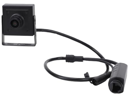 Annadue Piccola Telecamera IP POE Obiettivo 3,6 Mm 85 Gradi, con Microfono, Rilevamento Movimento, per FTP, Supporto RTSP (5MP)
