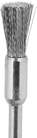 15pcs Brosse en Fil d'Acier Brosse Métallique en Acier Diamètre 3mm Outil de Polissage pour Nettoyage de Surfaces de Métal, de Bois et de Pierre((3*5mm)